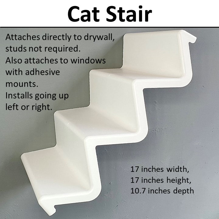 Kitty Skyline sells cat shelves (cat lounges, steps and stairs) that offer unlimited placement for unlimited design.